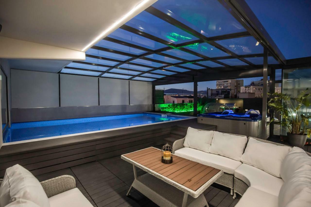Zambelis Athens Penthouse Spa Exteriör bild