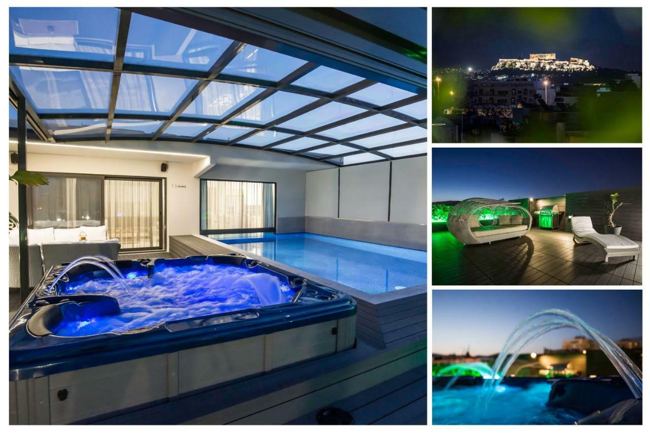 Zambelis Athens Penthouse Spa Exteriör bild